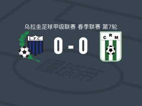 蒙得维的亚利物浦0-0蒙得维的亚竞技，两队破门乏术
