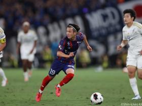 日媒：FC东京本间至恩左腿后侧肌肉拉伤