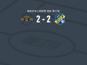 安吉尔霍姆斯2-2艾斯基斯迈，Anton Nilsson破门，Oliver Stojanovic Fredin救主