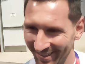 梅西：我觉得这是我第一次在球场上流泪，这是一种宣泄