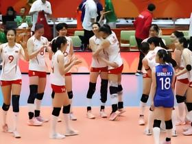 中国女排3-0战胜日本女排，成为亚运十冠王！