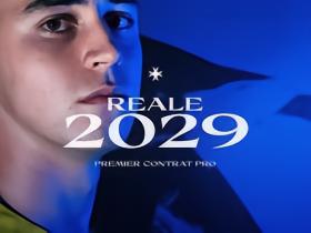 官宣｜皮埃尔·雷亚莱签约首份职业合同，至2029年