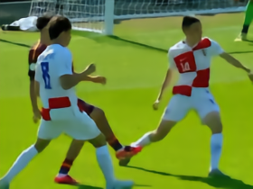 半场战报：U19西班牙1-0克罗地亚U19，埃斯帕特破门