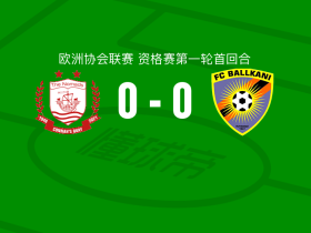 康纳斯码头0-0巴尔干尼，秋色平分