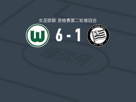 沃尔夫斯堡女足6-1血洗斯塔特格，皮利奇、拉特魏因破门