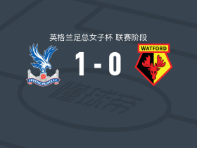 水晶宫1-0沃特福德，香农-奥布赖恩绝杀