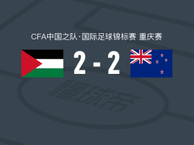 巴勒斯坦2-2新西兰，魏纳首开记录，乌代-达巴格扳平