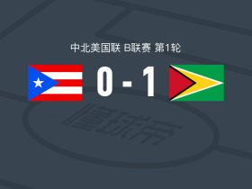 圭亚那1-0波多黎各，德罗萨里奥点射制胜