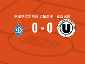 基辅迪纳摩0-0克卢日大学，两队破门乏术