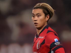 记者：24岁日本中场荒木辽太郎将租借加盟比甲圣图尔登
