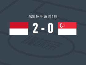 印度尼西亚2-0新加坡，奥拉特曼戈恩建功，罗梅尼锦上添花