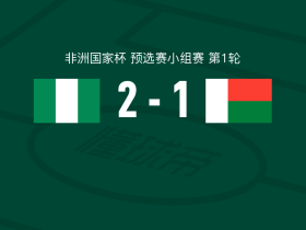 尼日利亚2-1逆转马达加斯加，摩西-乌索尔、伊莱尼赫纳破门