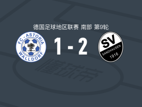 桑德豪森2-1瓦尔多夫，洛肯佩尔独中两元