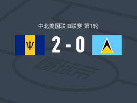 巴巴多斯2-0圣卢西亚，盖尔破门，里德-斯蒂芬锁定胜局