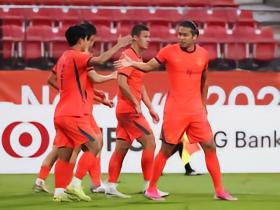 国足亚运队3-0泰国晋级四强，半决赛战韩国且至少再踢两场比赛