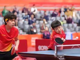 孙颖莎：比赛输了也很正常，两个小将能力在提高