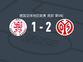 美因茨B队2-1卡塞尔黑森，尼克-乔尔内破门，莫雷诺-费尔建功