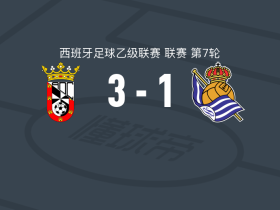 休达3-1逆转皇家社会B队，卡洛斯-埃尔南德斯两球，埃斯科瓦尔破门