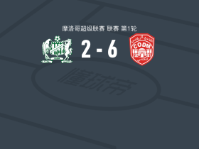 梅克内斯6-2大胜DHJ哈斯沙尼亚，Hamza Elowasti两球，Taoufik Razko建功