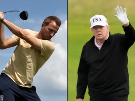 凯恩确认18个月前与特朗普打高尔夫：特朗普打高尔夫相当不错