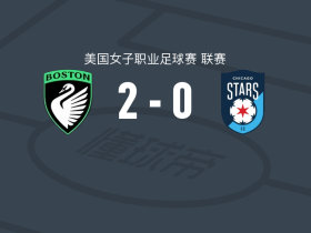 波士顿传奇女足2-0芝加哥之星女足，阿曼达-古铁雷斯破门，尼凯莱-普林斯锁定胜局