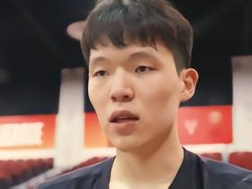 防守端比去年更适应吗？杨瀚森：更好，尤其站位和挡拆防守