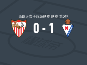 埃瓦尔女足1-0塞维利亚女足，玛丽安娜-塞德尔绝杀