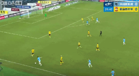 半场战报：新鹏城2-0西海岸，姚均晟世界波，杨一鸣建功