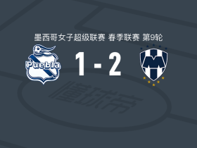 蒙特雷女足2-1普埃布拉女足取墨女超5连胜