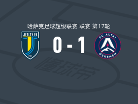 阿尔泰厄斯克门1-0杰特苏，Ibragim Dadaev点射制胜