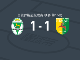 戈梅利1-1格罗德诺涅曼，叶夫多基莫夫打破僵局，丹尼林扳平