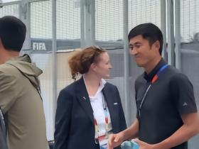 暂无执法任务，马宁现场观战英格兰vs挪威