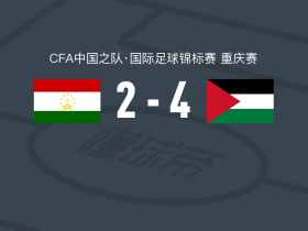 巴勒斯坦4-2逆转塔吉克斯坦，哈姆拉维双响，乌代-达巴格破门