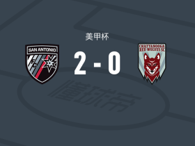圣安东尼奥2-0查塔努加红狼，帕蒂诺破门，Curt Calov锦上添花