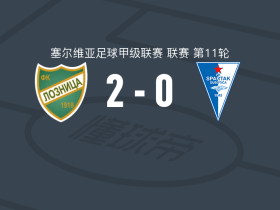 洛茲尼察2-0萨博迪卡，卡塔尼奇破门，彼得罗维奇锁定胜局
