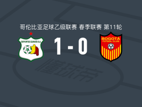 奎因迪奥体育1-0波哥大，巴勃罗-伊瓦尔文一击制胜