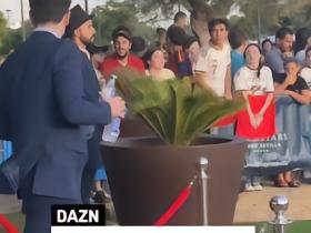 DAZN：西班牙国家队酒店员工为球迷和媒体提供了瓶装水