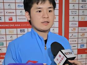 林诗栋：感谢王楚钦带领我们向前走，平时有向他请教打法经验