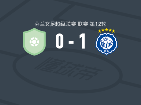 赫尔辛基女足1-0吉尼斯坦女足，reetta suomela一击制胜