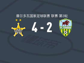 蒂拉斯波尔警长4-2基希讷乌野牛，阿斯普里利亚梅开二度，桑巴-科内破门