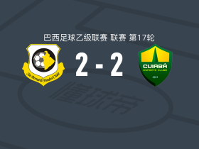 圣贝尔纳多2-2库亚巴体育，罗德里戈-费雷拉破门，马龙-洛佩斯建功