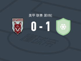 斯波坎速度1-0查塔努加红狼，布雷特助球队取胜