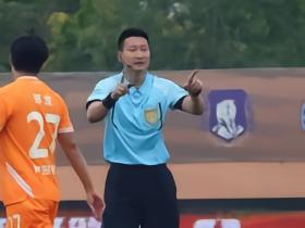 浙江vs青岛海牛裁判数据：穆禹辰执法，近20场80黄4红5点