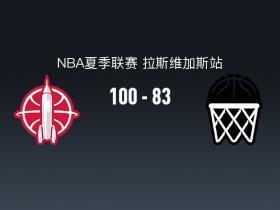 NBA夏季联赛战报：火箭100-83篮网，布鲁斯-索顿23+4+2