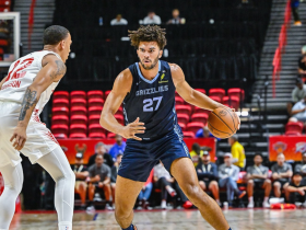 灰熊96-64老鹰，小布泽尔24+7，以赛亚-王20分