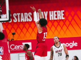 猛龙99-90热火，格雷夫斯23+6+4，贾米尔-杨空砍30分