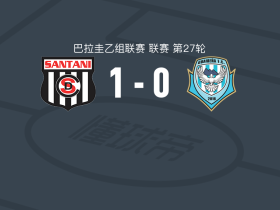 桑坦尼体育会1-0瓜伊利纳，william casanova一击制胜