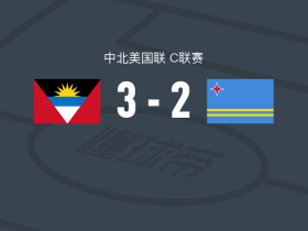 安提瓜和巴布达3-2阿鲁巴，布兰登-萨切尔破门，布兰布尔建功