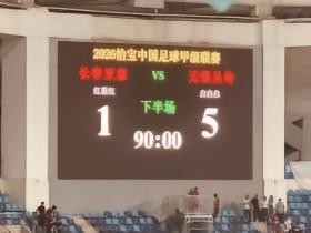 亚泰主帅阎峰谈1-5惨败：耻辱，对不起球迷和领导，我承担责任