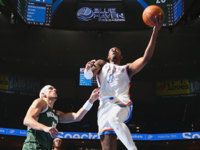 NBA战报：雄鹿128-126险胜雷霆，阿达伊-马拉22分